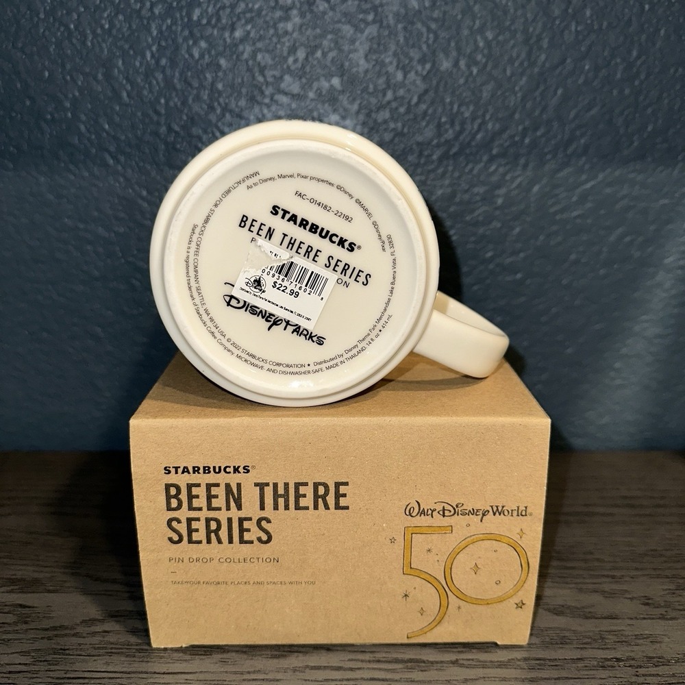 Starbucks Disney Parks WDW 50th Anniversary EPCOT Been There Series 14 oz Mug - Picture 4 of 6